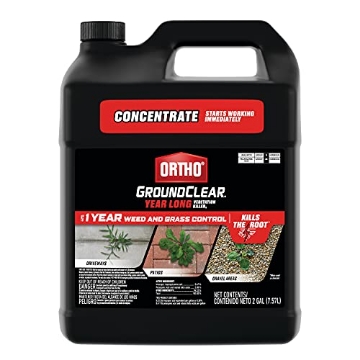 Picture of THE SCOTTS MIRACLE-GRO COMPANY 0433310 Ortho GroundClear Year Long Vegetation Killer1 Concentrate, Kills Weeds and Grasses, Prevents Unwanted Weeds and Grasses for up to 1 Year, 1 gal. (PK-4-EA)