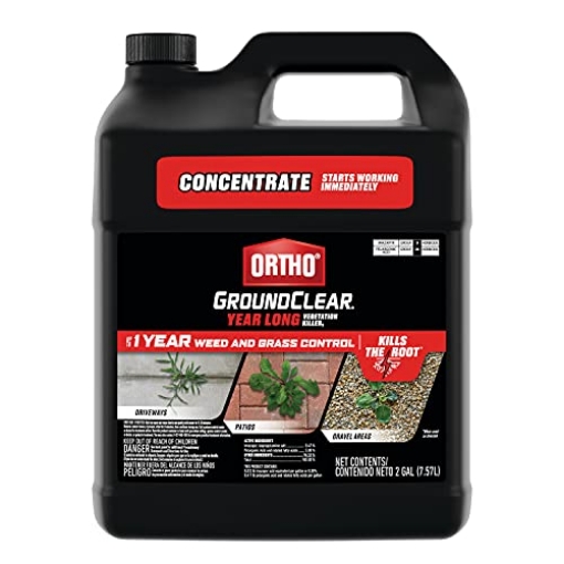 Picture of THE SCOTTS MIRACLE-GRO COMPANY 0433310 Ortho GroundClear Year Long Vegetation Killer1 Concentrate, Kills Weeds and Grasses, Prevents Unwanted Weeds and Grasses for up to 1 Year, 1 gal. (PK-4-EA)