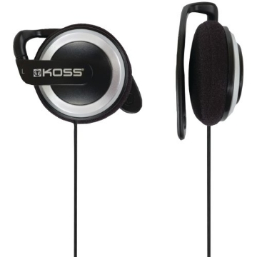Picture of Koss KSC21K Koss KSC21 SportClip Clip-On Headphones,Black (EA)