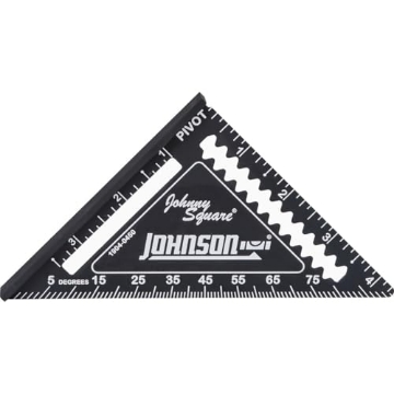 Picture of JOHNSON SC & SONS INC 1904-0450 Johnson Level & Tool Manufacturing 1904-0450 4.5" Johnny Square Professional Easy-Read Finish Square (EA)