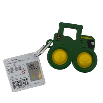 Picture of FAT BRAIN F342 John Deere Simple Dimple Key Chain - LP79639 (PK-12-EA)