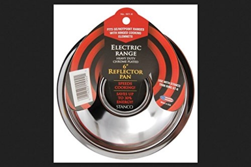 Picture of STANCO METAL PRODUCTS INC 501-6 Stanco Metal PROD 501-6 6" CHR Refl Pan for GE (EA)
