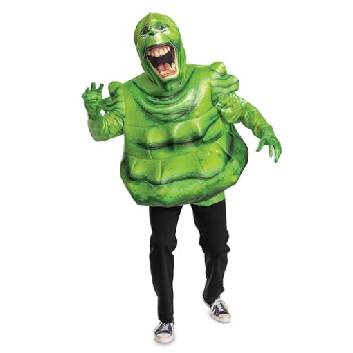 Picture of Disguise DG164319 Disguise Slimer Costume for Adults, Ofifical Ghostbusters Frozen Empire Slimer Costume, One Size (EA)