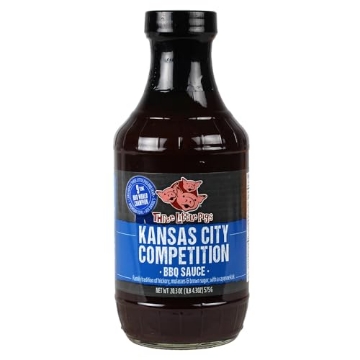 Picture of OLD WORLD CHRISTMAS INC OW85502 Three Little Pigs Kansas City Competition BBQ Sauce (EA)