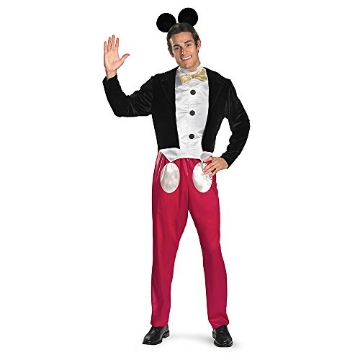 Picture of Disguise DG31692D Disguise Costumes Mickey Mouse Deluxe Mens Adult Costume, Red/Black/White, X-Large/42-46 (EA)