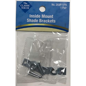 Picture of RALPH FRIEDLAND & BROTHERS 263P-1PR Friedland Silver Inside Mount Roller Shade Bracket (EA)