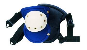 Picture of CLC V6355 CLC Custom Leathercraft V6355 Buckle-Style Easy-Swivel Kneepads with Plastic Cap,Blue/White (EA)