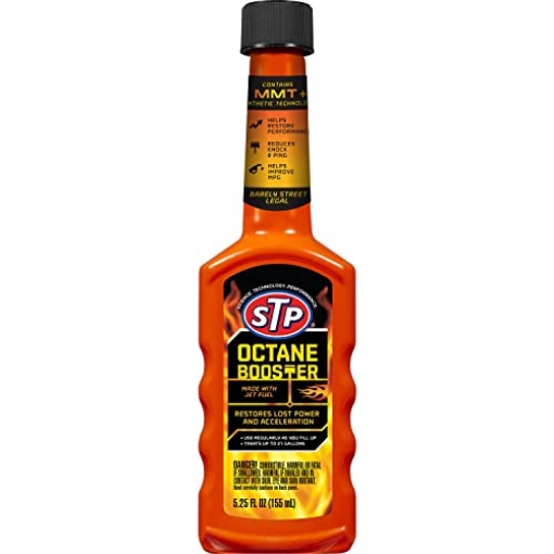 Picture of STP 78574 STP Octane Booster, Bottled Fuel System Cleaner Restores Lost Power and Acceleration, 5.25 Oz, STP (EA)