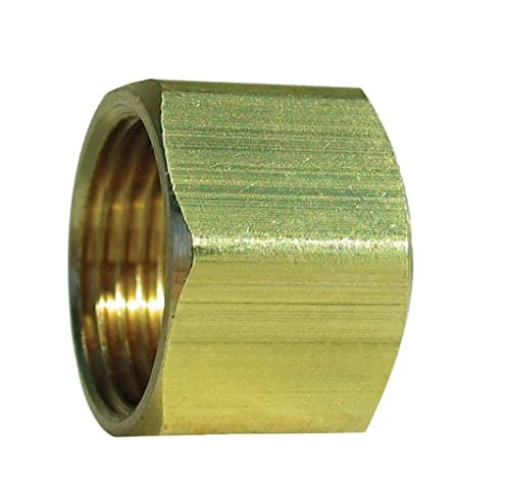 Picture of ACE TRADING - ZW 6JC124901511084 Homeplus+ 5/16 in. Compression X 5/16 in. D Compression Brass Nut (PK-5-EA)