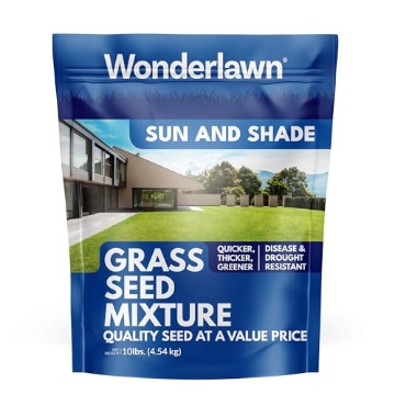 Picture of WONDERLAWN 12141 Barenbrug Wonderlawn Sun and Shade Grass Seed Mix for Lawn Care and Landscaping, 10 lbs. Bag (EA)