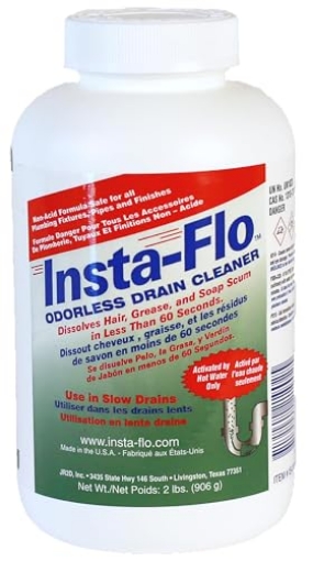 Picture of INSTA-FLO IS-200 Thrift Marketing IS-200 2LB Insta Drain Cleaner (PK-6-EA)