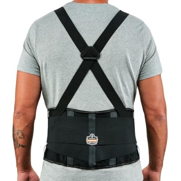 Picture of EGO EGO11288 Ergodyne ProFlex 2000SF Back Support Brace, 8.5" Spandex, V-Shape Design and Patented Stays for Added Support, 4XL , Black (EA)