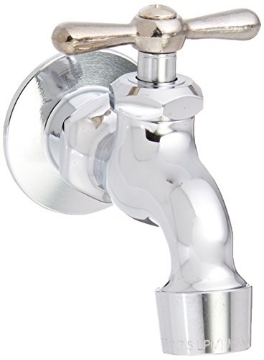 Picture of HOMEWERKS 3210-160-CH-B-Z Homewerks 3210-160-CH-B-Z Single Handle Wall-Mount Faucet with Aerator and Flange, Chrome (EA)