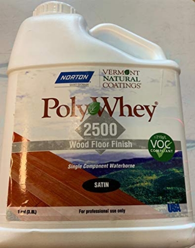 Picture of VERMONT NATURAL COATINGS INC 900103 Vermont Natural Coatings PolyWhey Satin Clear Water-Based Floor Finish 1 qt. - Case of: 66 (PK-6-EA)