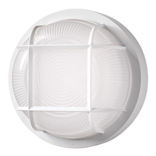 Picture of ETI SOLID STATE LIGHTING INC 504081020 ETI 8.5 in. Round White LED Outdoor Wall Ceiling Bulkhead Light 3 Color Temperature Option Weather Rust Resistant 800 Lumen (EA)