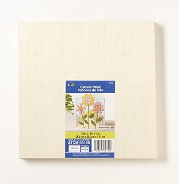 Picture of PLAID ENTERPRISES INC 12752 Plaid Wood Canvas Panel (10 by 10-Inch), (PK-2-EA)