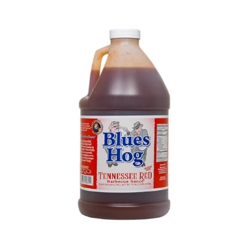 Picture of BLUES HOG LLC CP90783.06 Blues Hog Tennessee Red Barbeque Sauce, Tangy Vinegar & Pepper BBQ Sauce, Gluten-Free Made in the USA, 64 oz (EA)