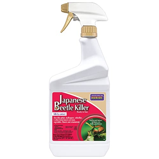 Picture of BONIDE PRODUCT 196 Bonide Japanese Beetle Killer Ready-to-Use Spray, 32 oz Indoor Outdoor Insecticide for Residential Use, Kills by Contact (EA)