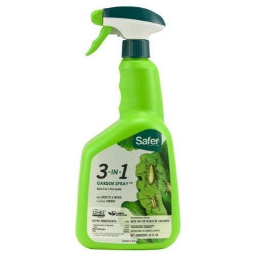 Picture of SAFER BRAND SG5452 Safer 5452 3-in-1 Garden Spray Insect Killer, Ready-to-use, 32 Oz (EA)