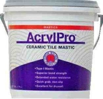 Picture of ACRYLPRO ARL40001-2 CUSTOM BUILDING PRODUCTS AcrylPro Ceramic Tile Adhesive 1 gal. (PK-2-EA)