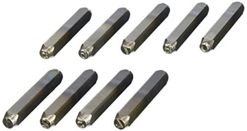 Picture of CH Hanson 20581 Hanson C H Stamp Set-1/4 Number Clam Shell Standard9Pcs. (EA)