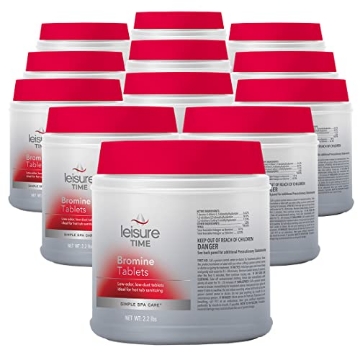 Picture of LEISURE TIME 45401 Leisure Time 45401-12 Bromine Tabs Hot Tub Chemical, 2.2 Pound 12-Pack (PK-12-EA)