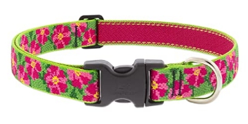 Picture of Lupine Collars & Leads 22252 Lupine Dog Collar 1" Wide Petunias Adjusts from 12" to 20" (EA)