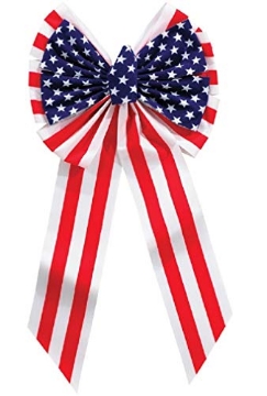 Picture of HOLIDAY LIGHT RAIL LLC 8307DOZ Holiday Trims Patriotic Bow 11 Loop (PK-12-EA)