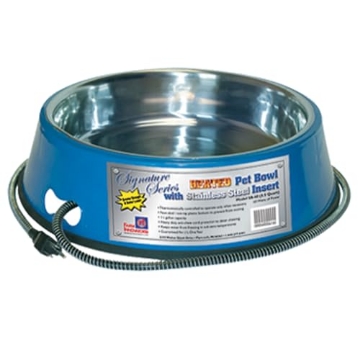 Picture of Farm Innovators Inc - Pet SB-60 Farm Innovators Heated Pet Water Bowl, 60W Heated Water Dish - 5.5 Quart Stainless Steel Watering Station with Anti-Chew Cord Protector for Dogs & Cats (EA)