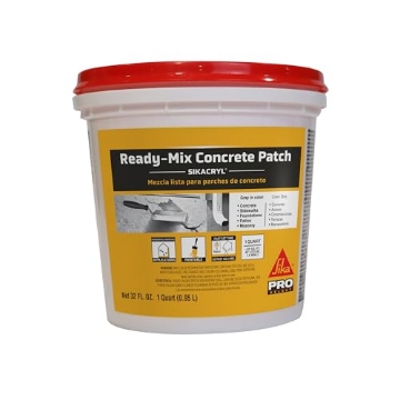 Picture of SIKA CORP 472189 Sika - Sikacryl - Gray - Ready-Mix Concrete Patch - for Repairing spalls and Cracks in Concrete and Masonry - Textured - 1 qt (Pack of 1) (EA)