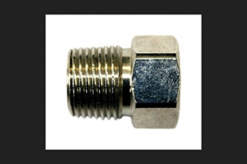 Picture of JMF COMPANY 4338448 JMF 1/4 in. Male x 3/8 in. Dia. Female Compression Brass Compression Adapter (EA)