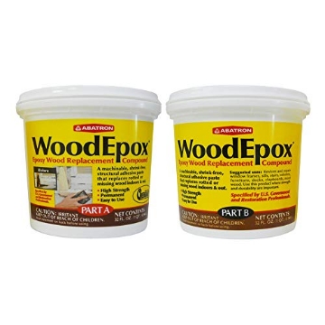 Picture of UC COATINGS LLC WE2QKR Abatron WoodEpox Kit - 2 Quart - 2-Part Structural Epoxy Adhesive Filler - Wood Filler Putty (EA)