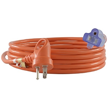 Picture of CONNTEK ISI 24162-144 Conntek 24162-144 I-Ring Extension Cord 12-Foot 16/3 Bright Orange Jacket U.S. I-Ring Male Plug (EA)