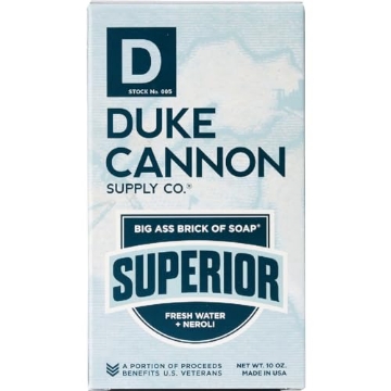 Picture of DUKE CANNON SUPPLY CO. 01SUPERIOR Duke Cannon Big Brick of Soap for Men - Superior, Fresh Water + Neroli. 10 oz (EA)