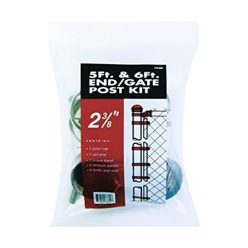 Picture of Yard Machines Mtd 328644C YARDGARD 6 in. H Aluminum Chain Link Fence End/Gate Post Kit (EA)