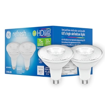Picture of HENKEL LOCTITE 43098 GE Refresh LED Light Bulbs, 75 Watt, Daylight, PAR30L Outdoor Bulbs (2 Pack) (EA)