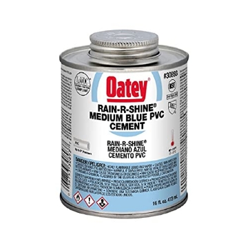 Picture of OATEY CO 30893 Oatey 30893 PVC Rain-R-Shine Cement, 16-Ounce, Blue (EA)