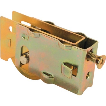 Picture of Prime D 1688 Prime-Line D 1688 1-1/4 In. Steel Ball Bearing Sliding Door Roller Assembly (Single Pack), Yellow zinc (EA)