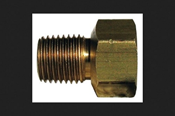 Picture of JMF COMPANY 4213260 JMF 1/4 in. Flare x 1/8 in. Dia. Male Brass Inverted Flare Adapter (EA)