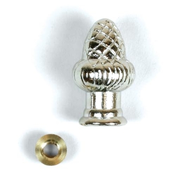 Picture of JANDORF SPECIALTY HARDWARE 60105 Jandorf Specialty Hardware ORGL56894 Nickel Acorn Acron Finial (EA)