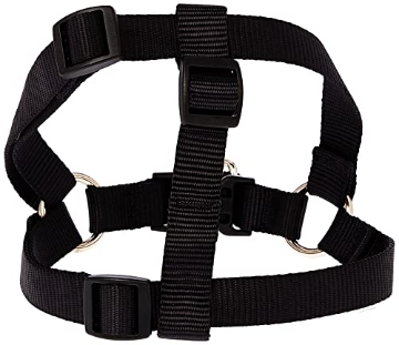 Picture of Lupine Collars & Leads 27544 LupinePet Basics 3/4" Black 15-21" Step In Harness for Small Dogs (EA)