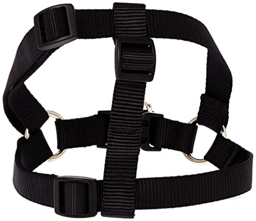 Picture of Lupine Collars & Leads 27544 LupinePet Basics 3/4" Black 15-21" Step In Harness for Small Dogs (EA)