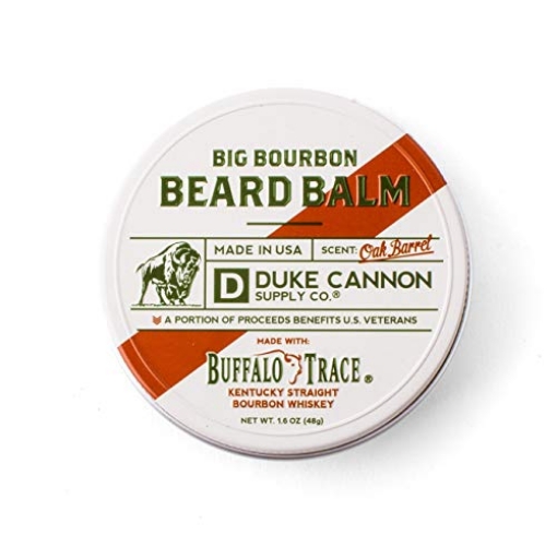 Picture of DUKE CANNON 03BDBALM1 Duke Cannon Supply Co. Big Bourbon Beard Balm, 1.6oz - Oak Barrel Scent, Made with Natural and Organic Ingredients (EA)