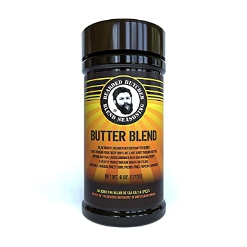 Picture of WHITEFEATHER MEATS LLC BB-0188 Bearded Butcher Blend Butter Seasoning Blend, 6 oz - Silky Smooth Butter Seasoning, Perfect for Chicken, Steak, Corn On The Cob, and More - Delicious Flavor, Versatile, Low Calorie, No MSG (EA)