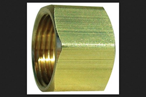Picture of JMF COMPANY 41221 Jmf Compression Nut 3/16 " Yellow Brass Bagged 400 Psi (PK-5-EA)
