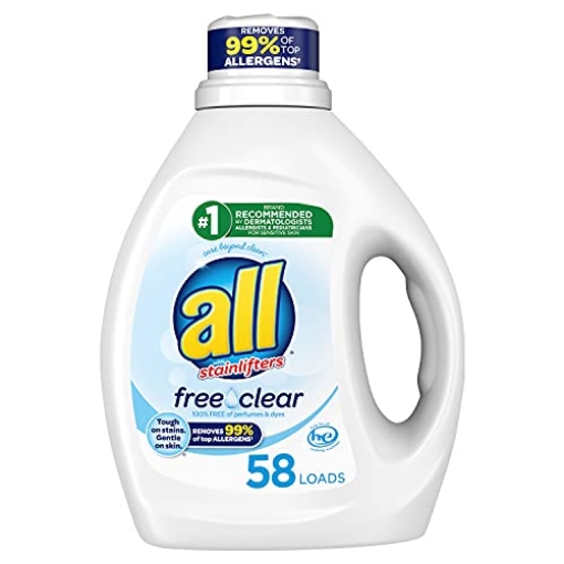 Picture of ALL 2731958 All Liquid Laundry Detergent, Free Clear for Sensitive Skin, 88 Fluid Ounces, 58 Loads (EA)