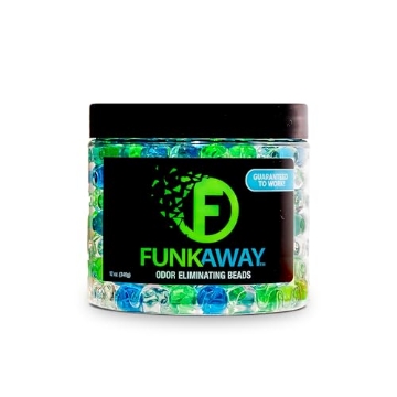 Picture of B2Z FABE12 FunkAway Odor Eliminating Beads, 12 oz., Supercharged Odor Absorbing Beads for the House, Car or Gym, Eliminate Smoke, Pet and Bathroom Odors for Long-Lasting Results (PK-6-EA)
