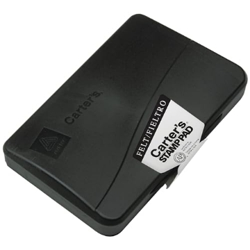 Picture of AVERY PROD 21082 Avery Carter's Felt Black Stamp Pad, 3.15 x 6.12 Inches (21082) (EA)