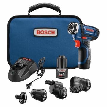 Picture of BOSCH SECURITY SYSTEMS, INC GSR12V-140FCB22 Bosch GSR12V-140FCB22 12V Max Drill/Driver with 5-In-1 Flexiclick® System and (2) 2.0 Ah Batteries (EA)