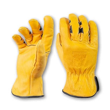 Picture of BEAR KNUCKLES GLOVES D351-L Bear Knuckles Regular Duty Cowhide Leather Work Gloves | Patented Pre-Curved Finger Design (EA)